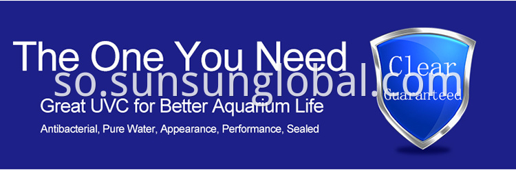 Tayo Wanaagsan oo Hufan Aquarium Uv Sterilizer